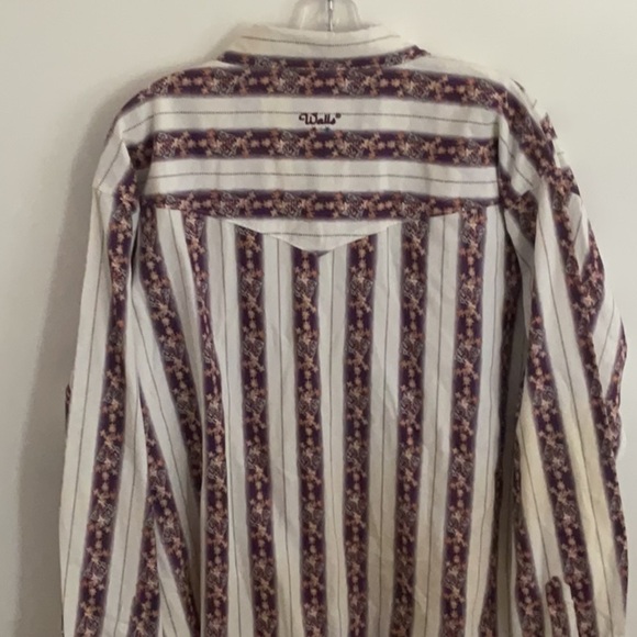 Walls White and Brown Casual Button down ranch - Picture 6 of 9